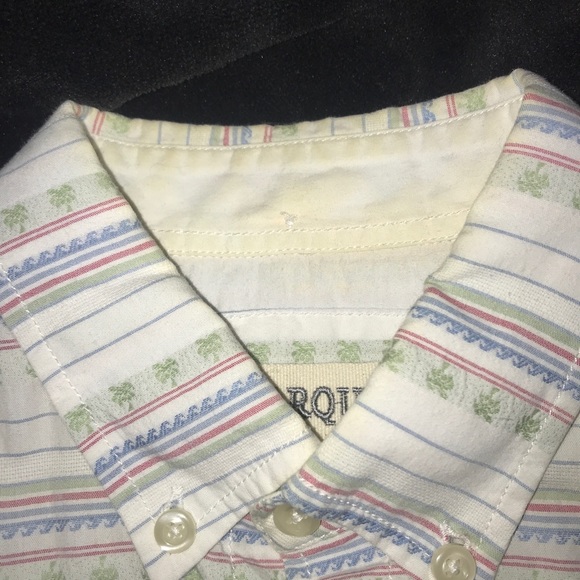 Barque upside down palm trees button down - Picture 4 of 8